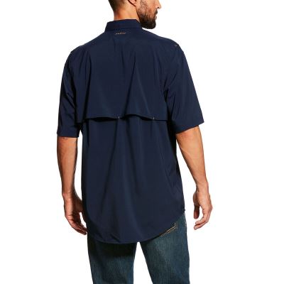 Ariat Work: Rebar Made Tough VentTEK DuraStretch Camisa Hombre - Azul Marino (DIPFW8623)